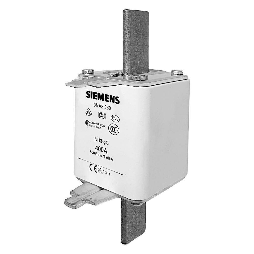 Fusivel Rapido Siemens 3Na3 360 400A 500Vac