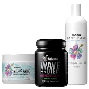 Kit Para Cabelos Cacheados Kah Noa (3 Itens)