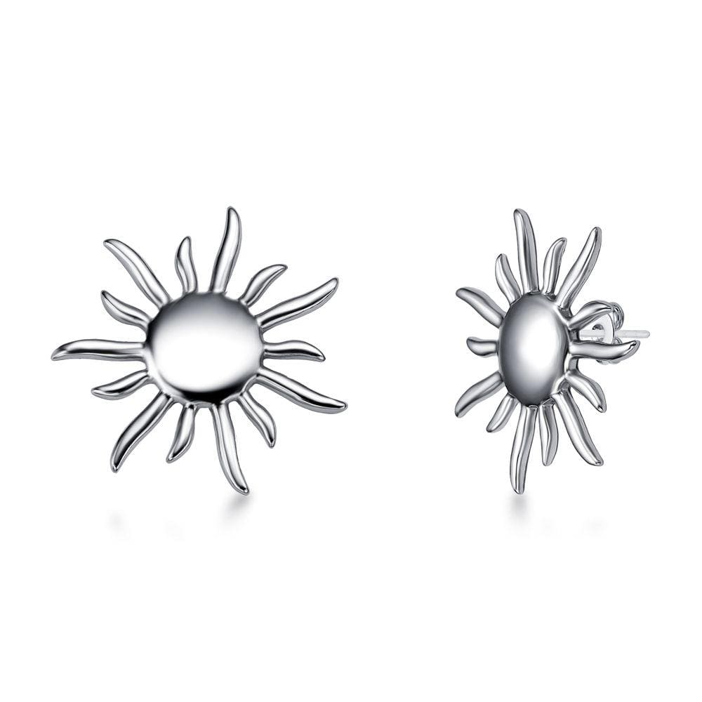 Brinco Sol Clássico Atemporal Aço Inox Hipoalérgico+Garantia