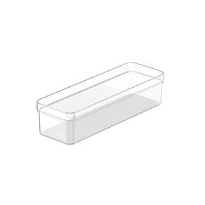 Organizador de Gaveta Clear 22,5cm x 7,5cm x 5,6cm Natural - Ou