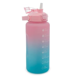 Garrafa Squeeze com Marcadores Degradê Rosa e Azul 2 Litros - Lyor