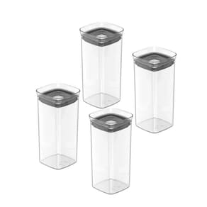 Conjunto 4 Organizadores Herméticos Block 340ml Natural - Ou