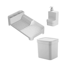 Conjunto Sobre a Pia Trium Compact 3 Peças Branco - Ou