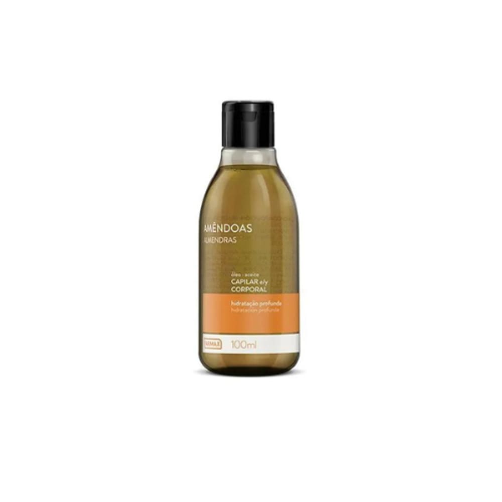 Óleo Farmax Capilar e Corporal Amêndoas 100ml
