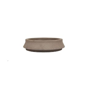 Vaso Vitória-régia Bowl 36 X 09 Cm Cor 16 - Antique Castanho