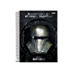 Caderno Espiral Mandalorian Mandalorians 1 Matéria 80 Folhas