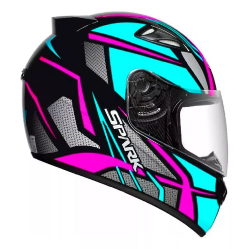 Capacete Moto Spark Spider Ebf Esportivo Tiffany