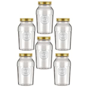 Kit c/6 Pote Americano Vintage 1,5 Litros Nadir Figueiredo