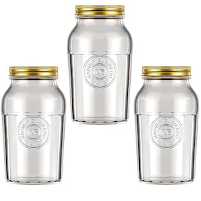 Kit c/3 Pote Americano Vintage 1,5 Litros Nadir Figueiredo