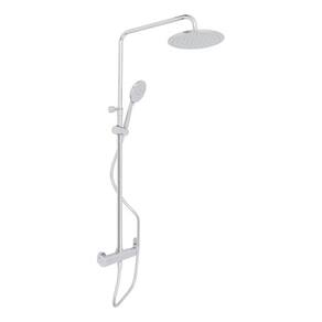 Ducha Coluna 125Cm Redonda Monocomando Cromada - 3 Jatos
