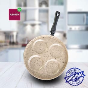 Frigideira Antiaderente 4 Divisórias Multiuso Gourmet 26Cm