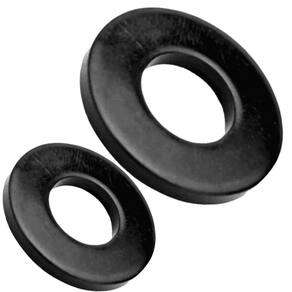 Arruela Lisa M8 Din 125-A Zinco Preto - 500Un