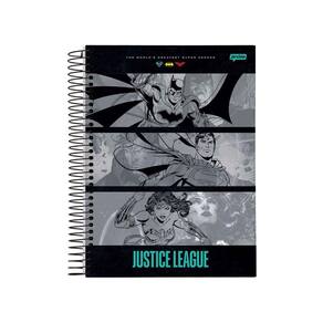 Caderno Liga Da Justiça Quadrinhos 10 Matérias 160 Fls