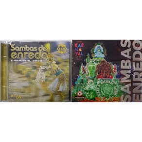 Sambas Enredo Carnaval SP 2024 Cd Triplo + 2020 Série A Rio