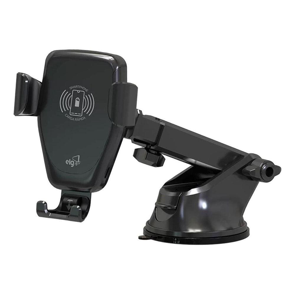 Suporte Veicular Ventosa Carregador Wireless Elg - Ch360Wv
