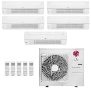 Ar-Condicionado Multi Split Inverter LG 48.000 (5x Evap Cassete 1 Via 12.000) Quente/Frio 220V