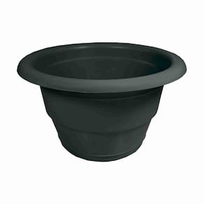 Vaso Pote Plástico Preto Nutriplan – Design Clássico, Resistente e Prático