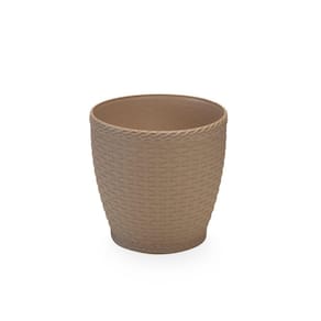 Vaso Para Planta Rattan Redondo Pequeno 4,6 Litros