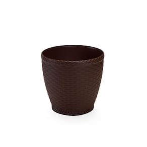 Vaso Para Planta Rattan Redondo Pequeno 4,6 Litros