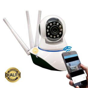 Câmera Ip 3 Antenas Wifi Wireless Yoosee Visão Noturna