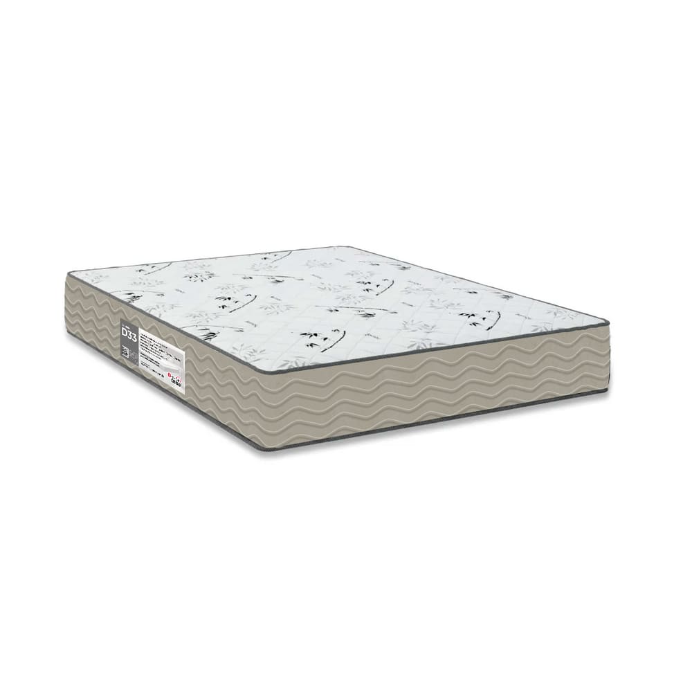 Colchão Viúva D33 One Face - 17x128x188cm- Suede Bege