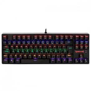 Teclado Gamer Mecânico Compacto Redragon Lakshmi Rainbow K606R Switch Blue