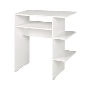 Mesa Para Manicure Prateleira De Madeira Apoio Decorar Salão