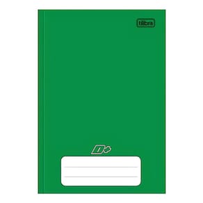 CADERNO BROCHURA CAPA DURA 140mm X 200mm 96 FOLHAS D+ VERDE