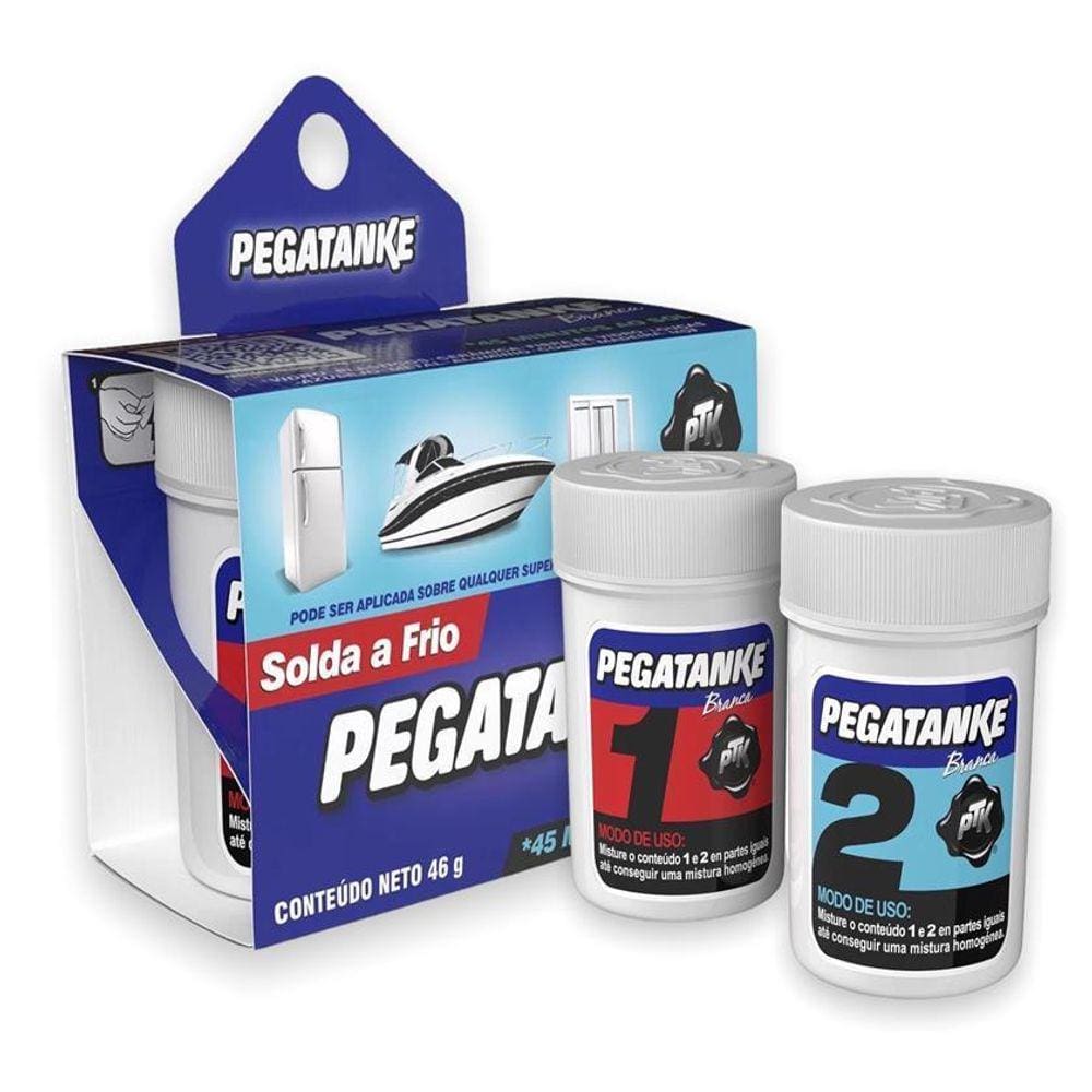 Super Cola Tudo Pegatanke Adesivo Epoxi Solda Fria Branca