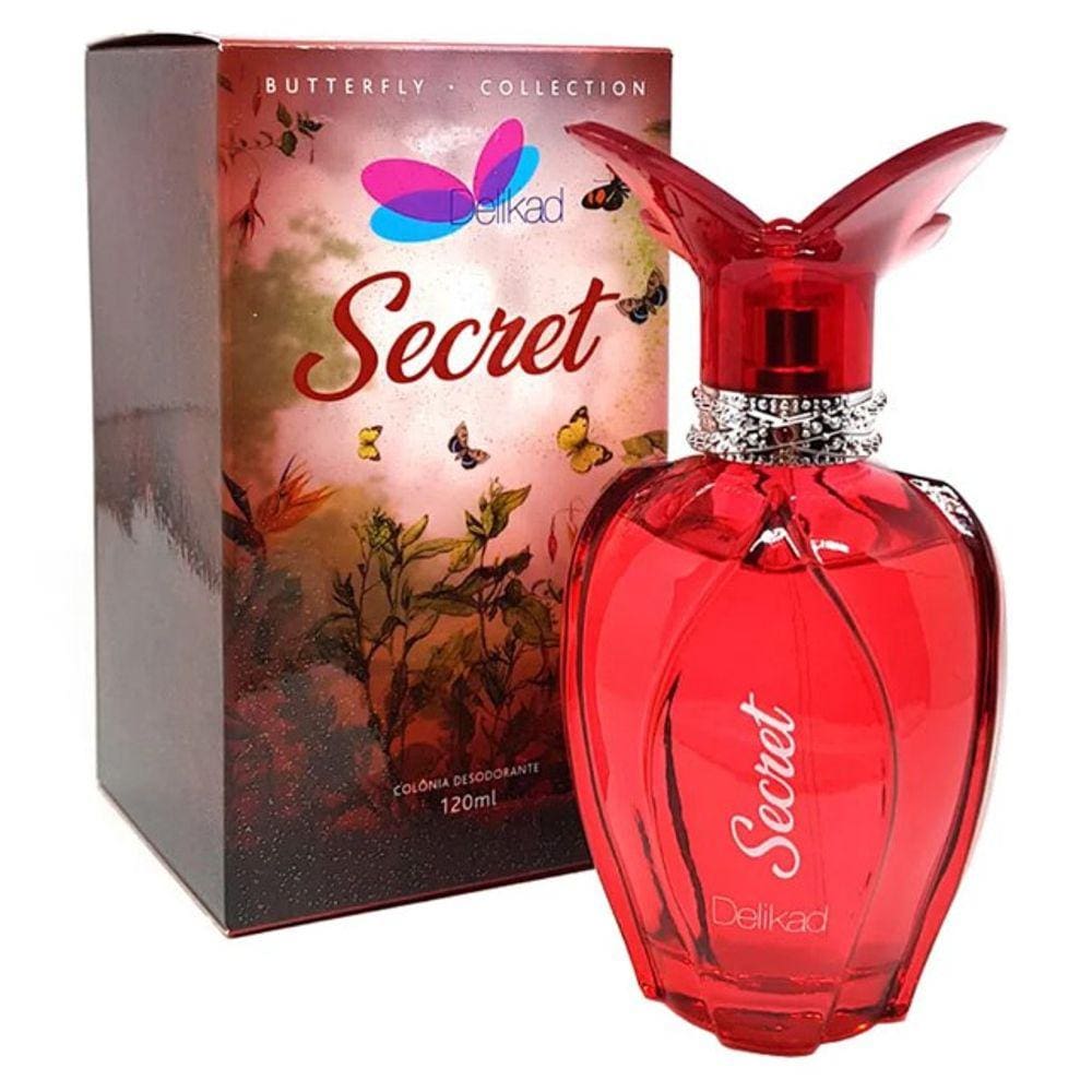 Deo Colônia Delikad Butterfly Collection Secret 120ml