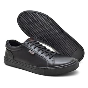 Sapatenis Masculino em Couro Moda Casual Sola Macia e Leve Homens Estilosos