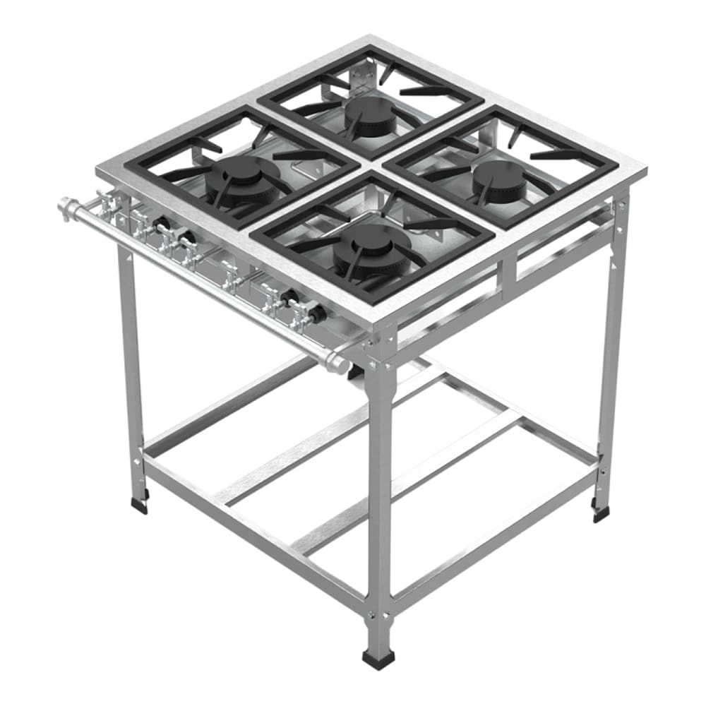 Fogão 4 Bocas Duralínea Baixa Pressão Inox