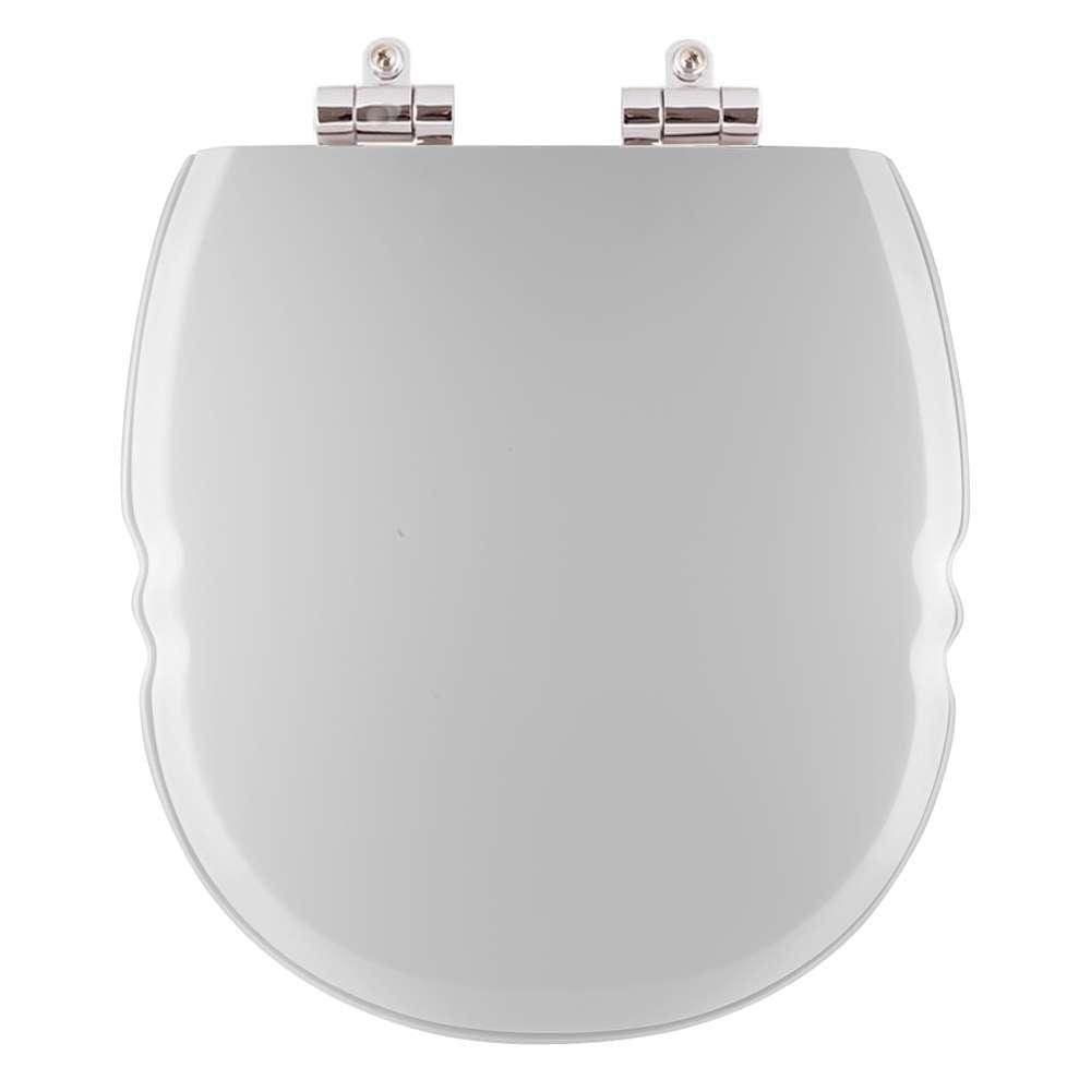 Assento Sanitário Soft Close Massima Cinza Platina P/ Louça Incepa