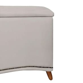 Calçadeira Sapateira Baú Holanda 195cm de Largura Linho Speciale Home