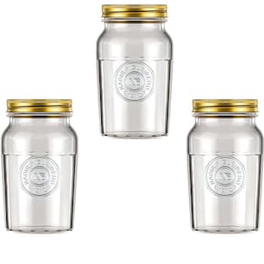 Kit 3 Pote Americano Vintage 1 Litro Nadir Figueiredo