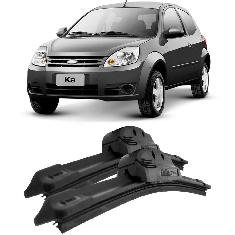 Par Palheta Limpador Parabrisa Dianteira Ford Ka 19”17”