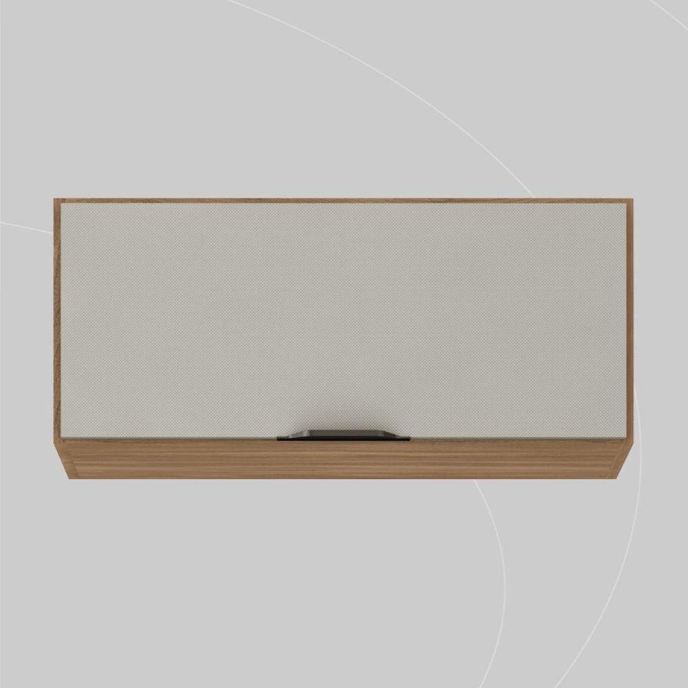Armário Aéreo 70cm 1 Porta Firenze Amêndola Touch/Nude Prime TX