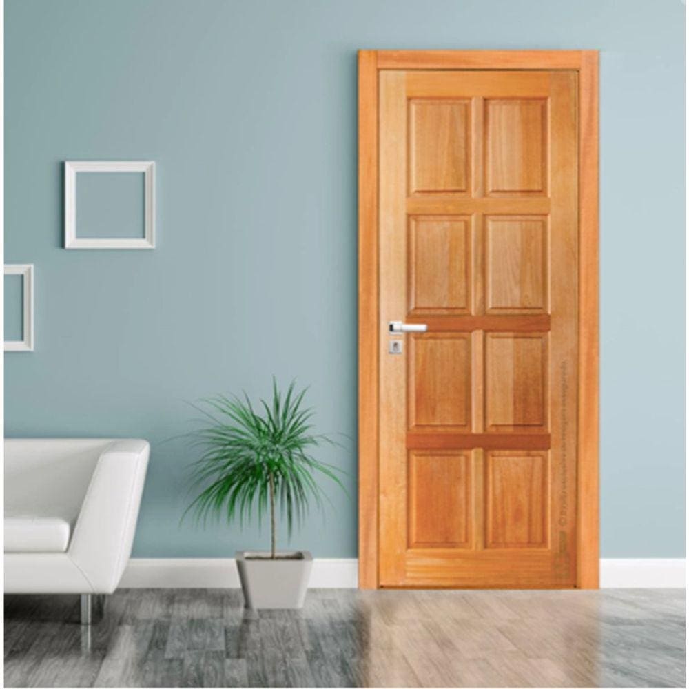 Folha de Porta 210x80 cm Tauari PV8 Mapaf Marrom-Claro