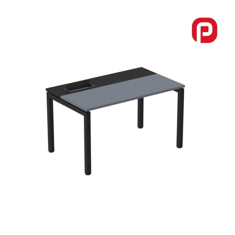 Mesa Plataforma para Coworking 140x792 Psc140 Grafito/Preto
