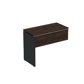 Complemento de Mesa Pé Painel Linha P25 Escalrlate/Preto