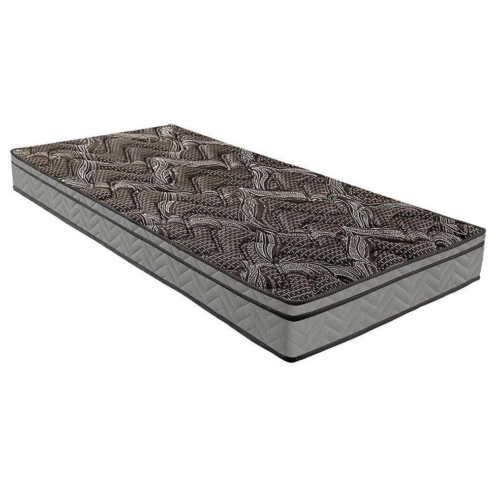 Colchão Solteiro D28 / EP / Anatômico Conforto Firme Euro Pillow Gray (88x188x17) - Paropas