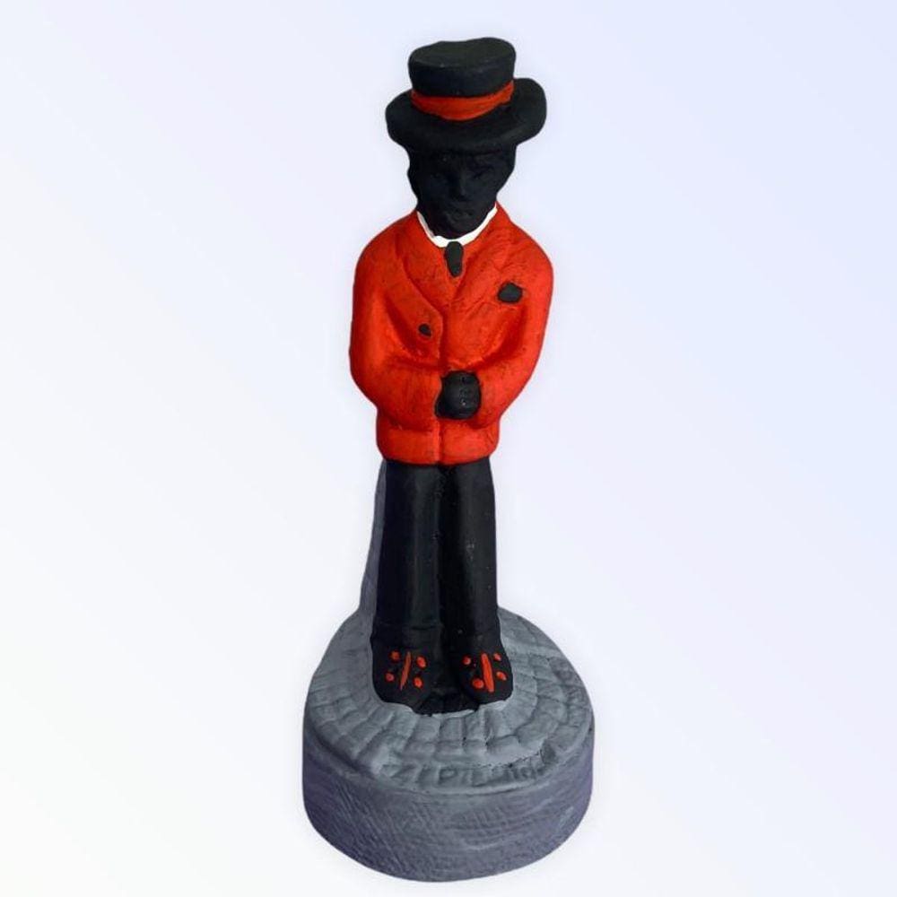 Escultura Zé Pelintra Em Resina 10 Cm - Selecione A Cor