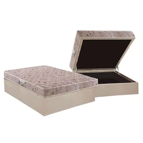 Conjunto Box Baú Casal: Colchão Espuma Herval D28 St .Louis + Base CRC Suede Clean(138x188)