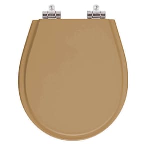 Assento Sanitario Poliester com Amortecedor Avalon Amendoa para Vaso Ideal Standard