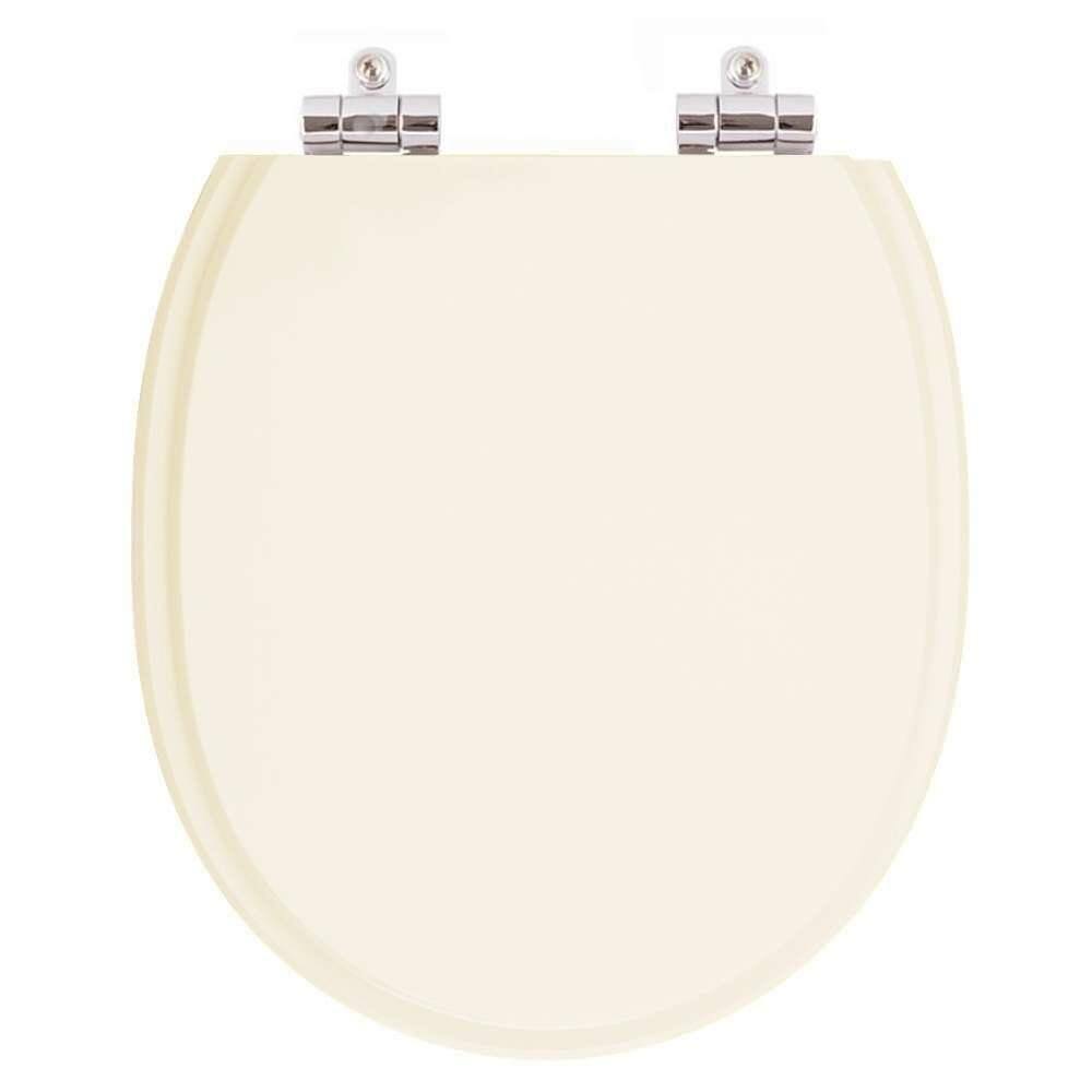 Assento Sanitario com Amortecedor Village Creme para Vaso Deca