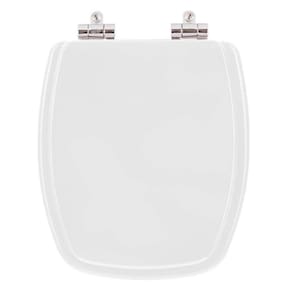 Tampa de Privada Poliéster Soft Close Primula Plus Branco para louça Fiori 6lpf
