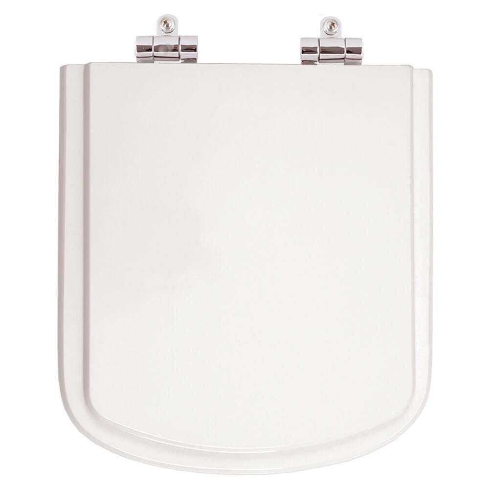 Assento Sanitário Poliester Soft Close Bali Branco para vaso Incepa