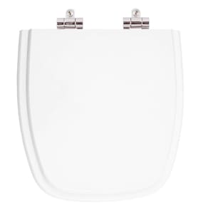 Assento Sanitário Poliester Soft Close Savary Branco para vaso Eternit 6lpf