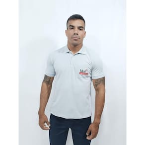 Camisa Masculina Gola Polo Taxi Cariacica Tecido de Piquet
