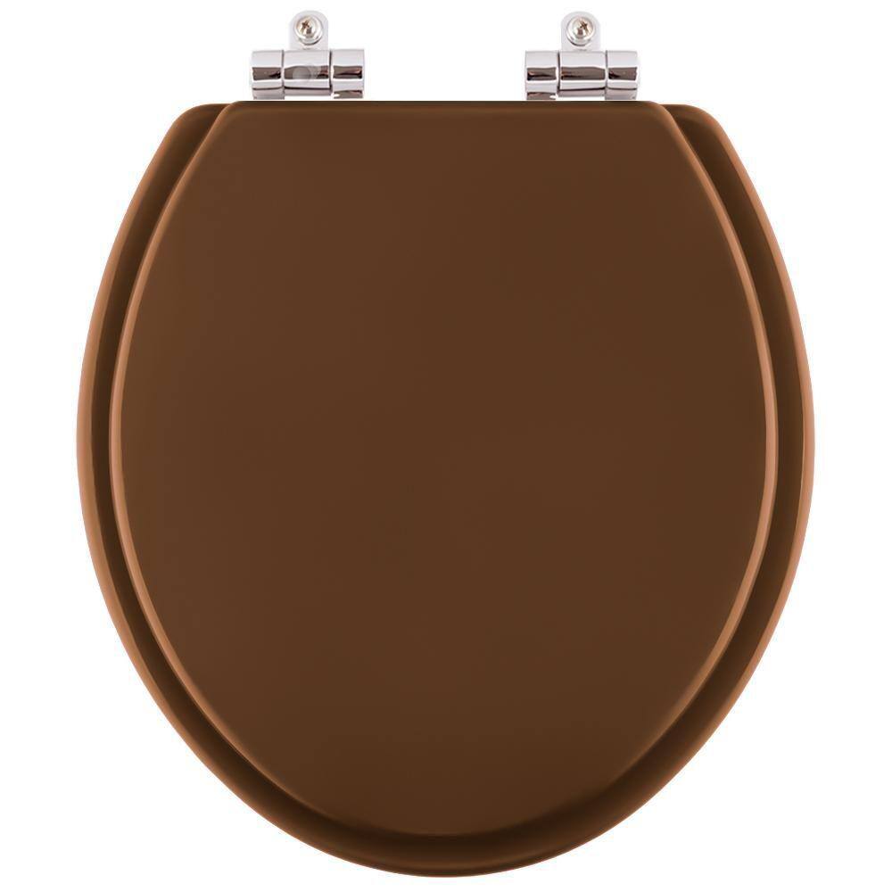 Assento Sanitario Poliester com Amortecedor Parati Ocre para Vaso Logasa